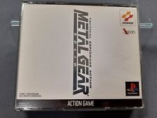 Sony Playstation 1 PS1 ação espionagem tática METAL GEAR SOLID 3CDs na caixa JP comprar usado  Enviando para Brazil