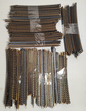 Lote 160 pistas de latão curvo Atlas e marcas mistas preto código escala HO 100, usado comprar usado Lote 160 pistas de latão curvo Atlas e marcas mistas preto código escala HO 100, usado comprar usado  Enviando para Brazil