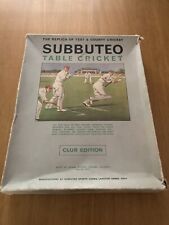 Subbuteo table cricket for sale  BRAINTREE