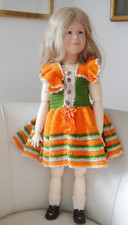 Puppenkleid gehäkelt puppe gebraucht kaufen  Berlin