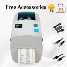 Dispensador compacto de impressora de etiquetas de transferência térmica Zebra TLP2824 Plus USB LAN comprar usado  Enviando para Brazil