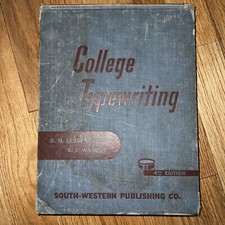 College typewriting 4th for sale  Little Rock