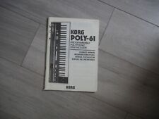 Korg poly analog for sale  CROYDON