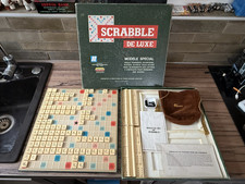 Używany, Scrabble de luxe 511014 modele special , spear's games , habourdin , complet . na sprzedaż  Wysyłka do Poland