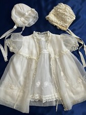 Vintage christening sheer for sale  Virginia Beach
