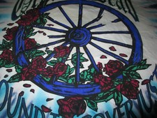 Camiseta GRATEFUL DEAD TRUCKIN SUMMER 1995 MR.NATURAL THE WHEEL CONCERT-GRANDE-NR comprar usado  Enviando para Brazil