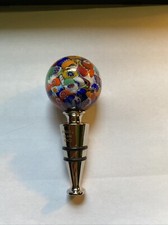 Millefiore murano wine for sale  Leverett