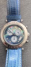 Usado, Cronógrafo feminino Klaus Kobec pulseira de couro modelo diamante KKG1918 comprar usado  Enviando para Brazil