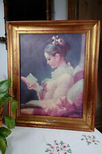 Painting liseuse fragonard d'occasion  Expédié en Belgium