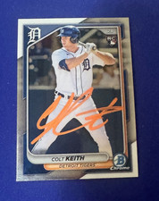 Cartão cromado Detroit Tigers COLT KEITH 2024 assinado Bowman #34 controle remoto comprar usado  Enviando para Brazil