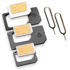 Adapter nano SIM ZESTAW PREMIUM 5er MADE IN GERMANY do np. iPhone 8 / X / 12 kart SIM na sprzedaż Adapter nano SIM ZESTAW PREMIUM 5er MADE IN GERMANY do np. iPhone 8 / X / 12 kart SIM na sprzedaż  Wysyłka do Poland