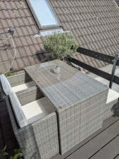 Polyrattan gartenmöbel set gebraucht kaufen  Strausberg-Umland