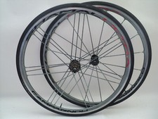 CAMPAGNOLO SHAMAL ULTRA 700c clincher conjunto de rodas laufradsatz par de rotas EXCELENTE! comprar usado  Enviando para Brazil