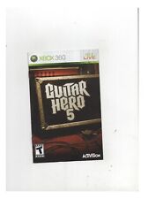 Guitar Hero 5 Xbox 360 SOMENTE MANUAL autêntico, usado comprar usado  Enviando para Brazil