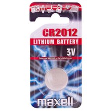 Maxell CR2012 Pila Bottone Batteria 3V replace CR BR DL ECR KCR LM 2012 2012B, używany na sprzedaż  Wysyłka do Poland