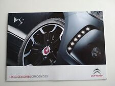 Citroen DS 3 DS3 Acessórios Folheto Francês Francês Dezembro 2009 comprar usado  Enviando para Brazil