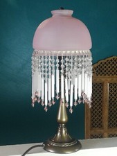 Lampe pampilles ancienne d'occasion  Quimper