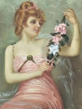 Ancien portrait miniature d'occasion  Plélan-le-Grand