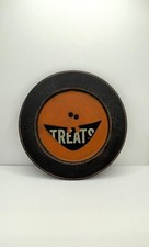 Halloween wood plate for sale  CHESTERFIELD