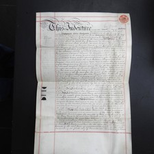 1880 antique indenture for sale  COLCHESTER