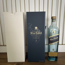 Johnnie Walker Blue Label Scotch Whiskey - Garrafa vazia com mistura de caixa de exibição comprar usado  Enviando para Brazil