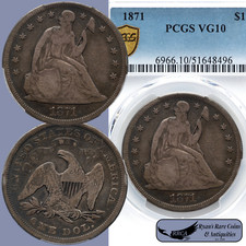 1871 liberty seated for sale  Windermere