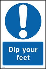 Dip feet sign for sale  WARE