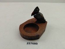 Aschenbecher geschnitzte vogel gebraucht kaufen  Burgstädt