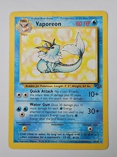 Vaporeon pokemon card for sale  Randle