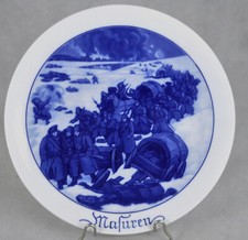 Używany, Miśnia Talerz ścienny Talerz patriotyczny "Mazury" I wojna światowa na sprzedaż  PL