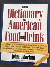 The Dictionary of American Food and Drink LIKE NEW segunda mano  Embacar hacia Argentina