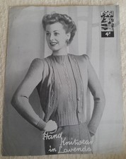 Vintage lavenda knitting for sale  ST. LEONARDS-ON-SEA