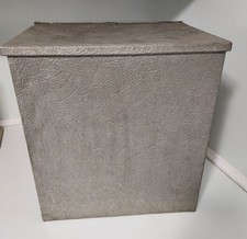 Usado, Vintage Galvanizado Isolado Varanda Frontal Metal Milk Man Caixa "MUCKLE" Watonna, MN comprar usado  Enviando para Brazil