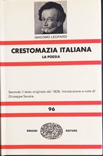 Crestomazia italiana. poesia usato  Novara