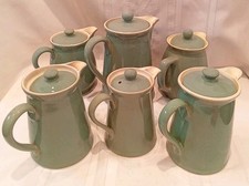denby green coffee pot for sale  THETFORD