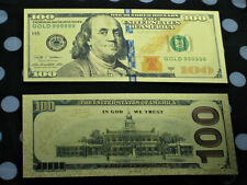 Gold banknotes notes for sale  USA