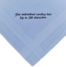 Blue custom handkerchief for sale  CWMBRAN