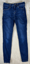Jegging feminino American Eagle Next Level stretch tamanho 4 regular cintura média azul, usado comprar usado  Enviando para Brazil