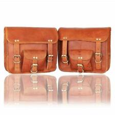 Alforjes feitos à mão bolsa de motocicleta bicicleta couro vintage 2 bolsas laterais alforjes  comprar usado  Enviando para Brazil