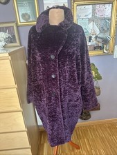 Webpelz mantel lila gebraucht kaufen  Hamburg