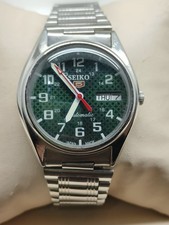 Relógio masculino automático Seiko 5 – mostrador verde, exibição de data do dia comprar usado  Enviando para Brazil