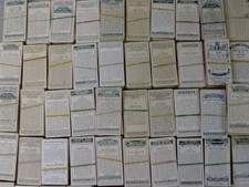 JUEGOS DE TARJETAS DE CIGARRILLOS - VARIOS EMISORES - 50x JUEGOS DE TARJETAS DE CIGARRILLOS SUELTOS segunda mano  Embacar hacia Mexico