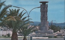 Fonte La Paz Avenue, Puebla, México FOTO MEXICANA Cromada Cartão Postal Vintage PC, usado comprar usado  Enviando para Brazil