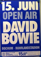 Konzertplakat david bowie gebraucht kaufen  Essen
