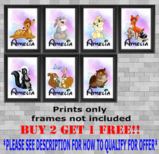 Personalised disney bambi for sale  NOTTINGHAM