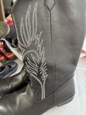 Black cowboy boots for sale  DEAL