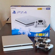 Sony PlayStation 4 Slim 500GB Spielekonsole - Glacier White - 2 Controller comprar usado  Enviando para Brazil