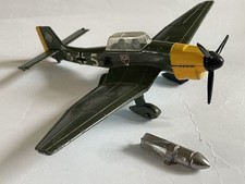 DIECAST DINKY TOYS LUFTWAFFE JUNKERS JU87B STUKA WW2 AVIÃO DE COMBATE COM BOMBA MUITO BOM ESTADO comprar usado  Enviando para Brazil