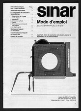 Sinar mode emploi d'occasion  Habsheim