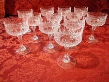 7 champagne 2 set glass for sale 7 champagne 2 set glass for sale Belleville